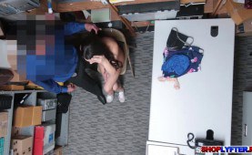 latino shoplifter Taylor shows her pounding skills