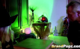 schoolgirl witch gives an astonishing blow job