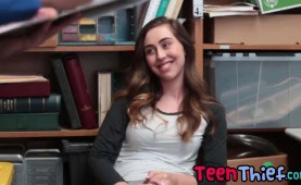 schoolgirl Thief Lexi Lovell Takes huge schlong In bureau