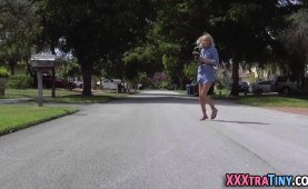 Spunk faced young girl slammed