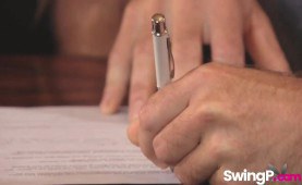 Daniel and Amanda hit it off before swing festivity