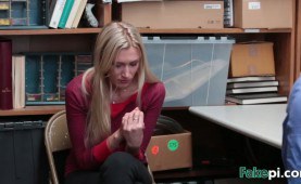fair-haired Thief Sierra Nicole Gets big pecker In department
