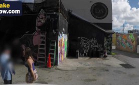 Fake Tow Truck Driver rides Ashley Adams