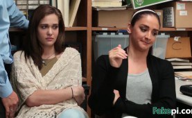 Sluts Peyton And Sienna Get pounded For Theft