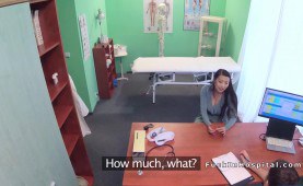 natural large breasted oriental patient bangs medical man