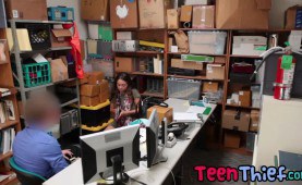 brown-haired thief Shane Blair gets pumped in bureau