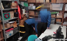 LP police officer nailing Lex Lovells trimmed cunt