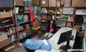 Bobbi Dylans shoplifters twat banged doggie-style
 