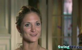 Hot and fascinating parties husband and wife Swap Swinging Action