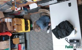 light haired sweetie thief gets vulva filled in department