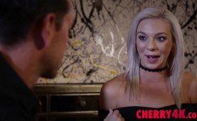 teenager gets her cherry popped by step dad