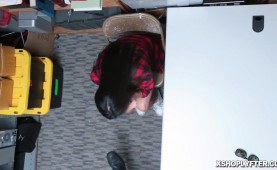 LP Officers consume Audrey Royals tiny fuckholes