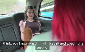 big boobs ginger cab driver tribbing