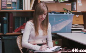 hard throat screwing for a dirty thief