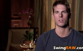 slatternly cuties and guys in partner swapping reallife show