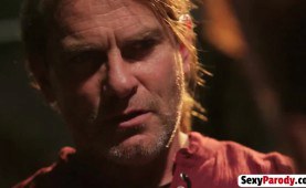 large breasted carrottop loves satisfying enormous throbbing cock