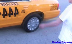 Campus frat studs spitroast a twink 