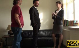 Mouth fucked sub analized