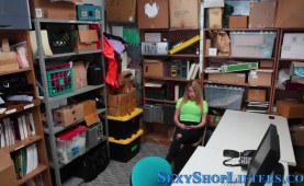 Real shoplifting teen