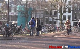 Brunette prostitute cum