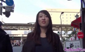 Japanese teenagers flash