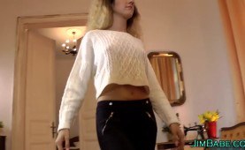 Teen gives old guy head