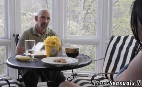 Cock sucked trans latina