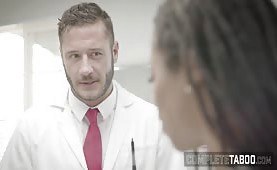 Taboo ebony teen patient