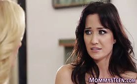 Horny milf scissoring