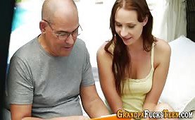 Horny teen gets licked