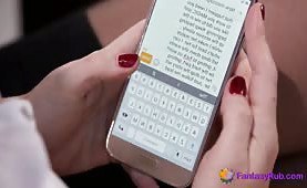 Horny ladies enjoy hardcore threesome lesbian sex