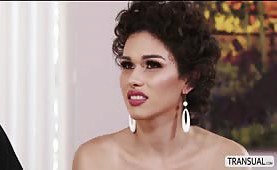 Slut TS Anaya Nae gets caught fucking with another guy