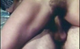 Busty retro babe gets her hairy pussy plowed