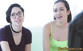 Jizz faced stepdaughters