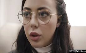 Troubled virgin needs to sucks social worker to get his help