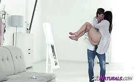 Honeys face spunked over