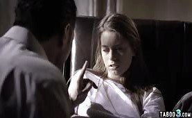 Perverted psychiatrist fucked a petite troubled teen