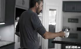 Stepdad disciplines perverted small tits stepdaughter