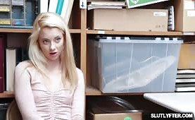 LP Officer fuck Riley Stars teen pussy sideways