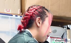 Asian MILF mom gives head and fucked by a LP officer