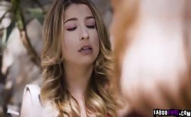 Hot teen lets friends boyfriend rams her moist pussy