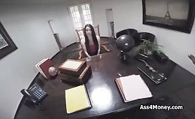 Job interview turns to amateur fuck on action cam