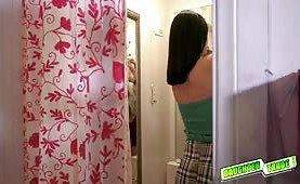 Alison takes Violets dad to one corner of the store