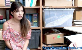 Thieving teen latina babe