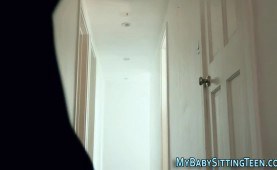 Lactating teen babysitter