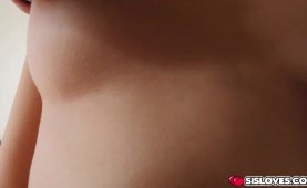 Kara Faux waits for stepbro in her room