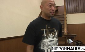 Slutty teen fucks and sucks a whole room of guys