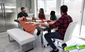 Asian teen Jasmine Grey goes on top for a cock ride