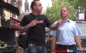 Prostitute gets fucked in red light district