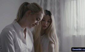 Slutty teens Kenzie Reeves and Anny Aurora nasty lesbian sex